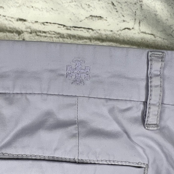Tori Burch lavender cropped embroidered pants size (26) US 4 - Picture 4 of 5
